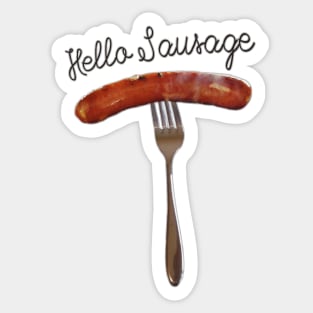 Hello Sausage Sticker